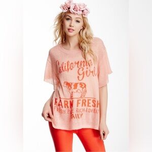 NWT Wildfox Couture White Label ‘California Girl’ Sweater size Small